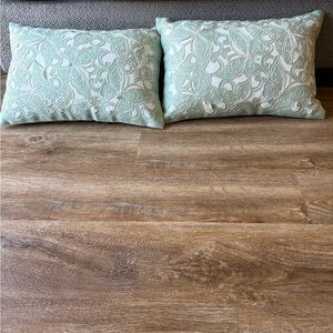 Set of Two Mint Green Decorative Pillows